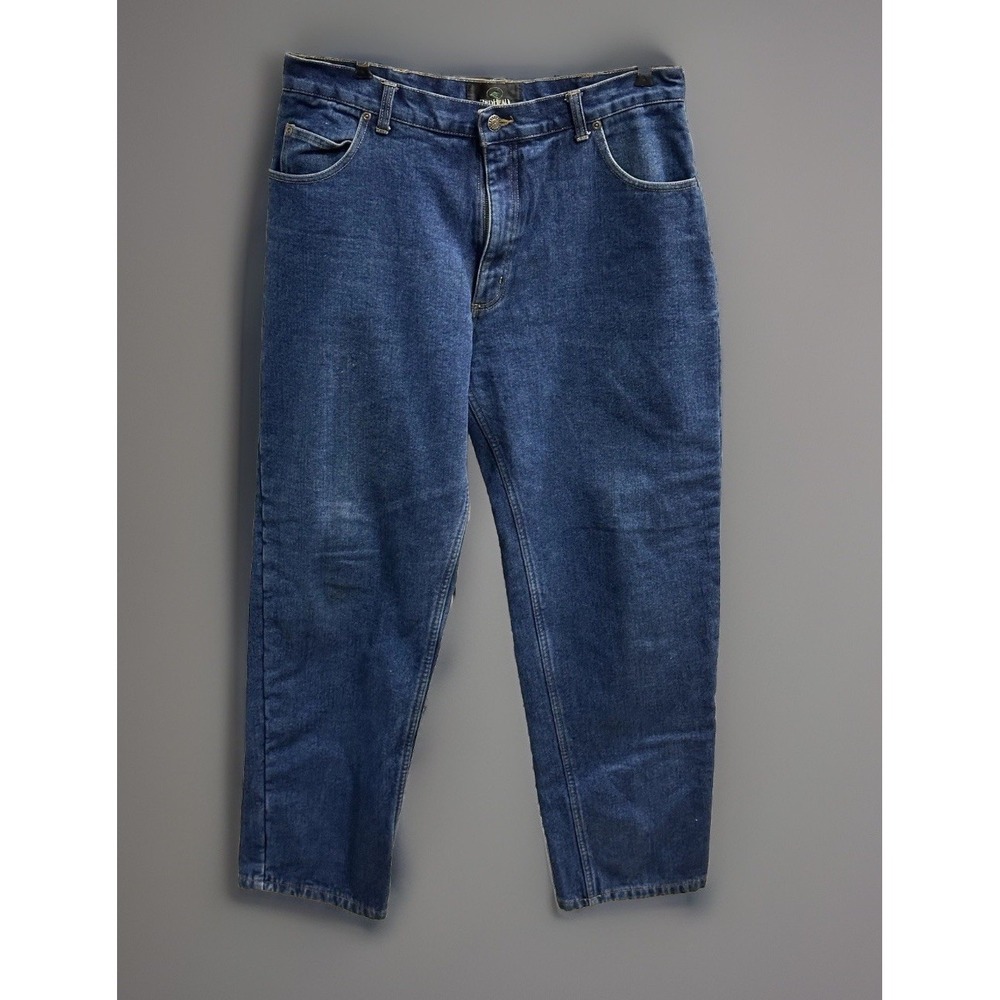 RedHead Men's Straight Leg Blue Jeans Fleece Lined Denim Size 34 x 29